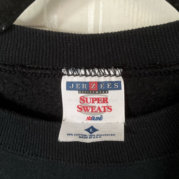 Vintage 90s JERZEES ADS Crewneck Sweater with equestrian logo - Picture 5 of 8